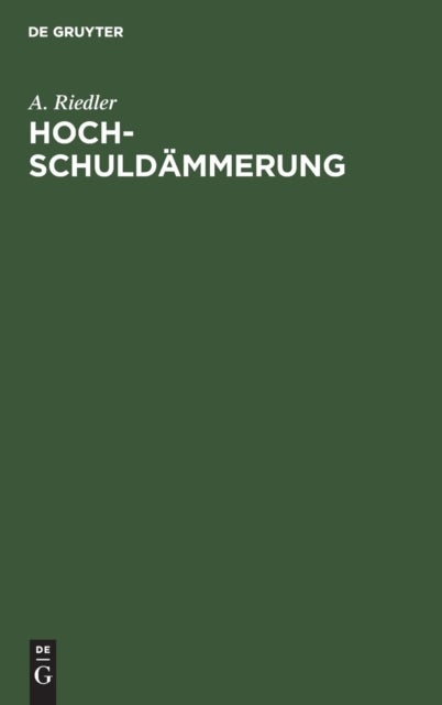Hochschuldammerung