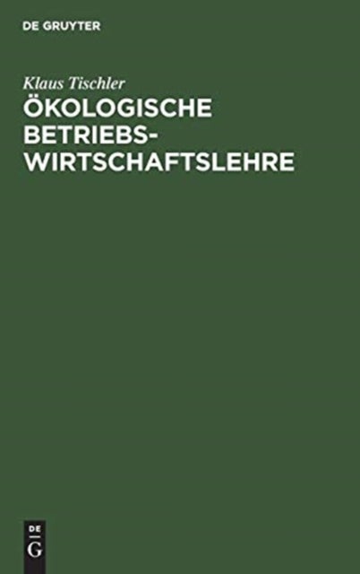 Okologische Betriebswirtschaftslehre