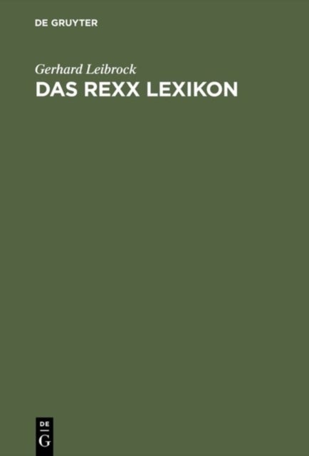 Das REXX Lexikon - Begriffe, Anweisungen, Funktionen