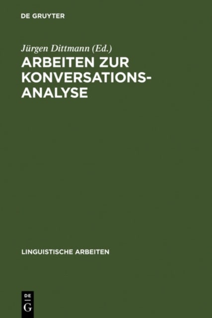Arbeiten Zur Konversationsanalyse