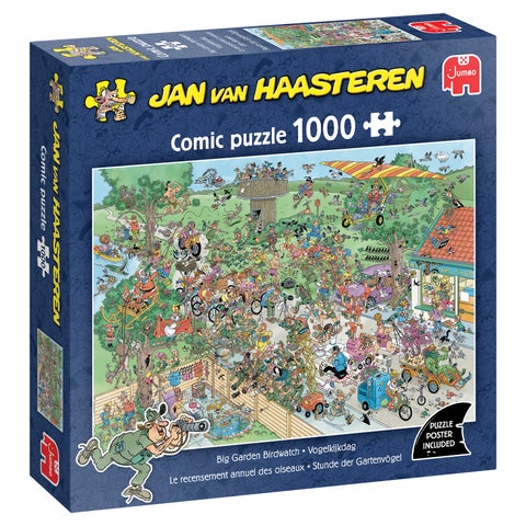 Puslespill 1000 JvH Big Garden Birdwatch
