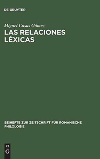 Las relaciones lexicas