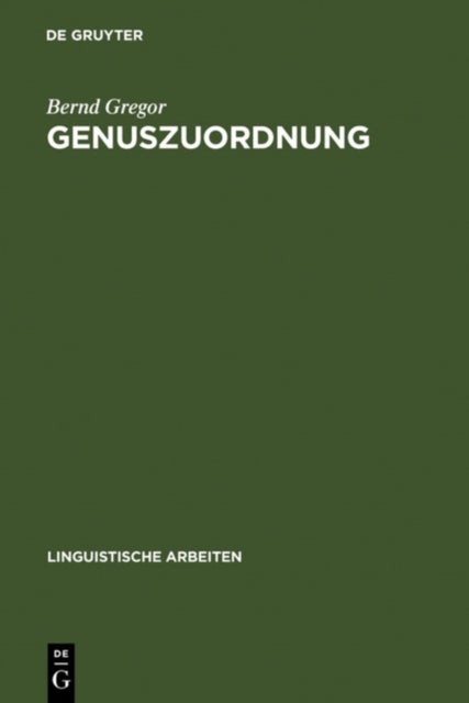 Genuszuordnung - Das Genus Englischer Lehnworter Im Deutschen