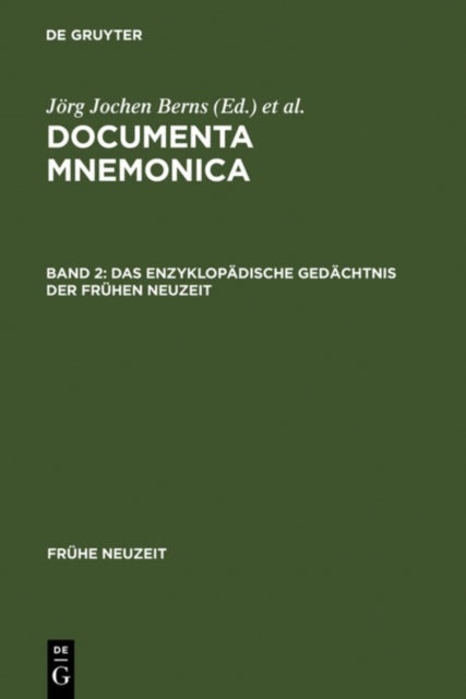 Das enzyklopadische Gedachtnis der Fruhen Neuzeit