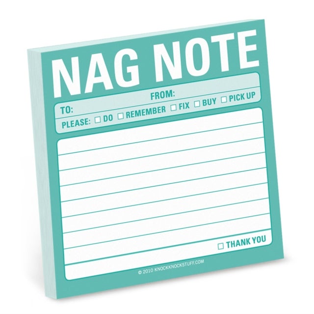 Knock Knock Nag Note Sticky Notes