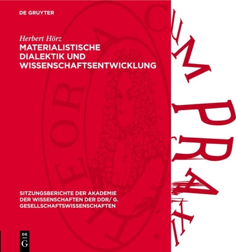 Materialistische Dialektik Und Wissenschaftsentwicklung