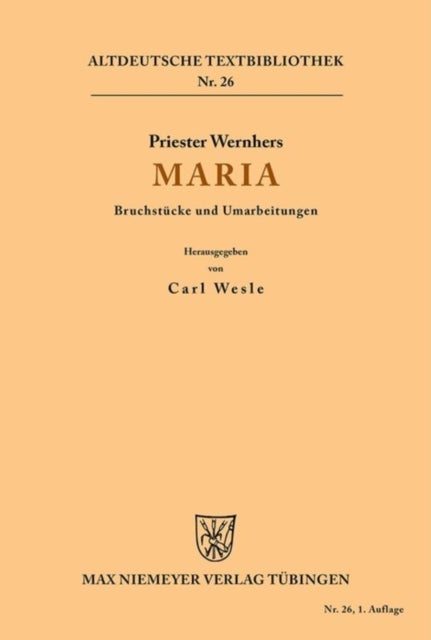 Maria - Bruchstucke Und Umarbeitungen