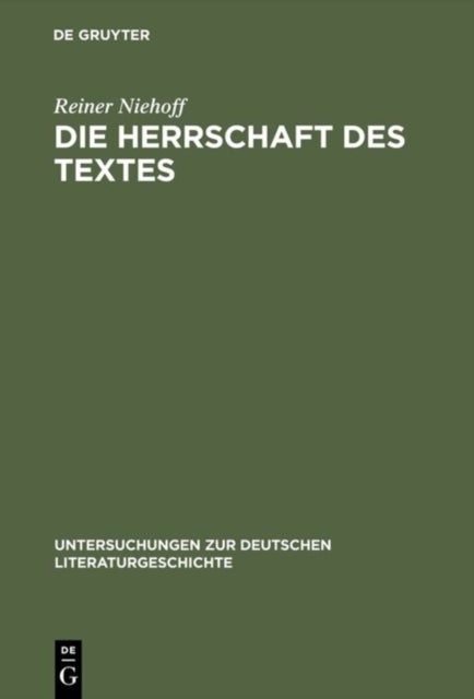Die Herrschaft Des Textes - Zitattechnik ALS Sprachkritik in Georg Buchners Drama »Danton's Tod« Unter Berucksichtigung Der »Letzten Tage Der Menschheit« Von Karl Kraus