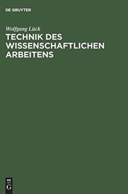 Technik des wissenschaftlichen Arbeitens