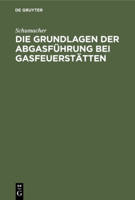 Die Grundlagen Der Abgasfuhrung Bei Gasfeuerstatten