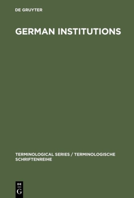 German Institutions - Designations, Abbreviations, Acronyms