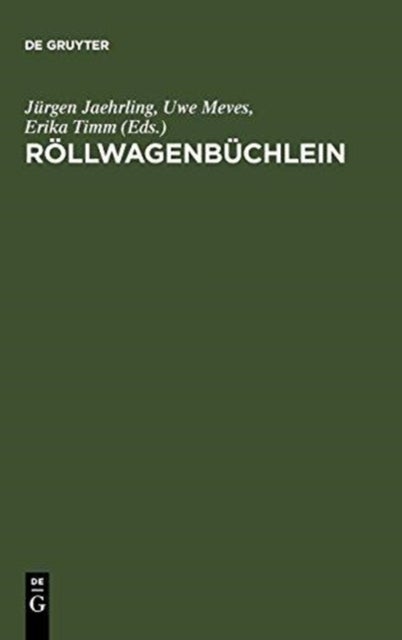 Rollwagenbuchlein - Festschrift Fur Walter Roll Zum 65. Geburtstag