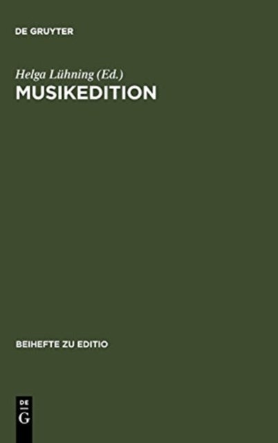 Musikedition - Mittler Zwischen Wissenschaft Und Musikalischer PRAXIS