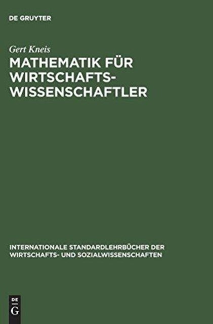 Mathematik Fur Wirtschaftswissenschaftler
