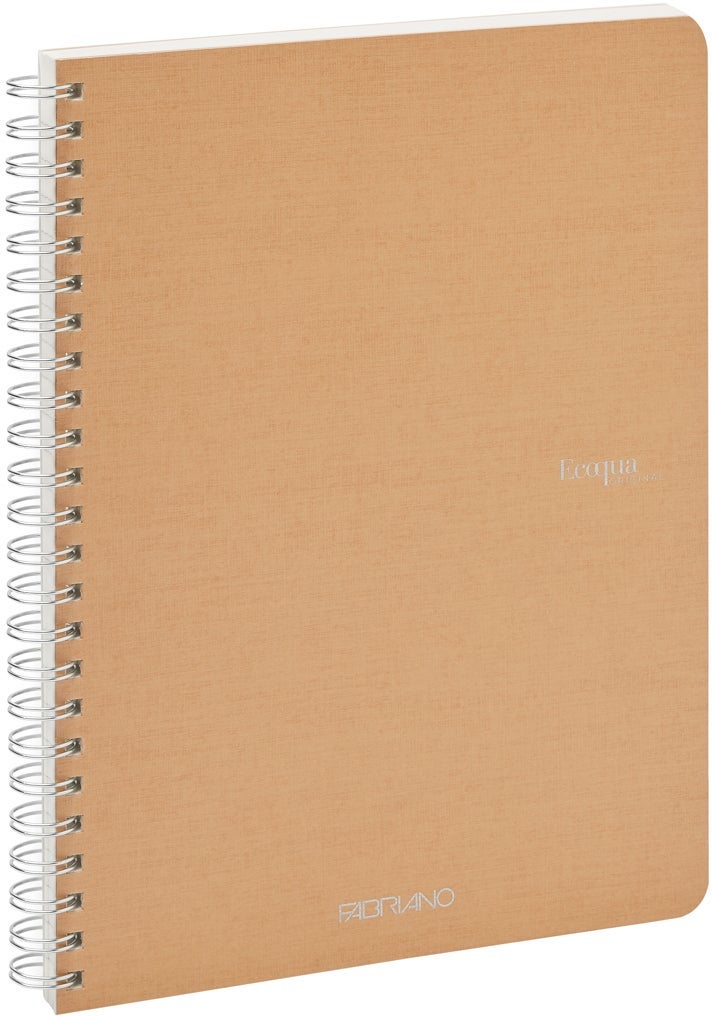 Notatbok EcoQua Original Stiftet A5 Linjert Brun