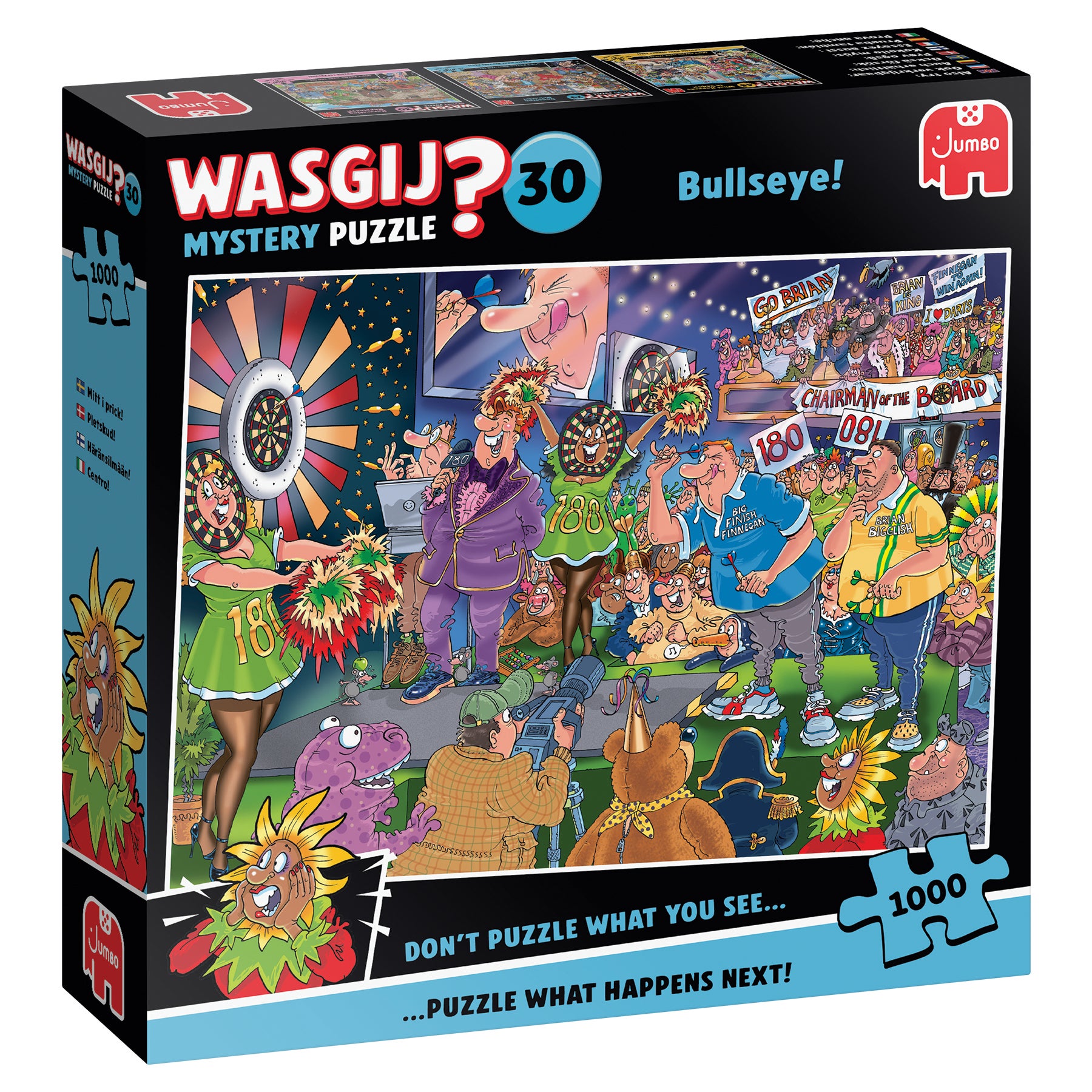 Puslespill 1000 Wasgij Bulleseye