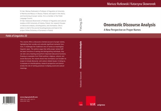 Onomastic Discourse Analysis - A New Perspective on Proper Names