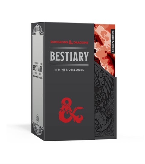 Dungeons and Dragons Bestiary Notebook Set - 8 Mini Notebooks