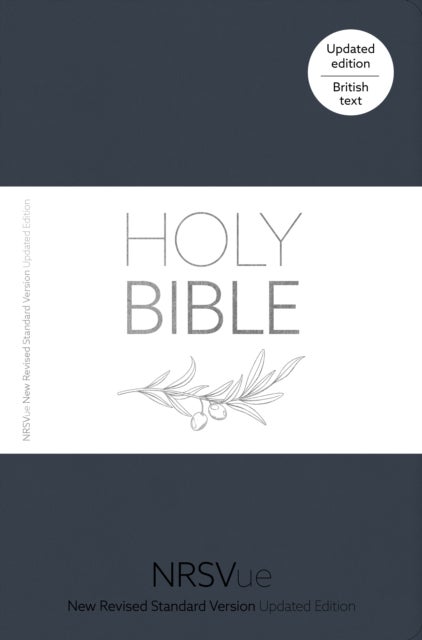 NRSVue Holy Bible, Navy Flexiback, Debossed Detail, Silver Ribbon Marker, British Text, NRSVue New Revised Standard Version Updated Edition, Flexiback, Personal size - British Text in Soft-tone Flexiback Binding