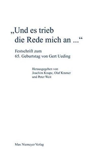 "Und es trieb die Rede mich an..."