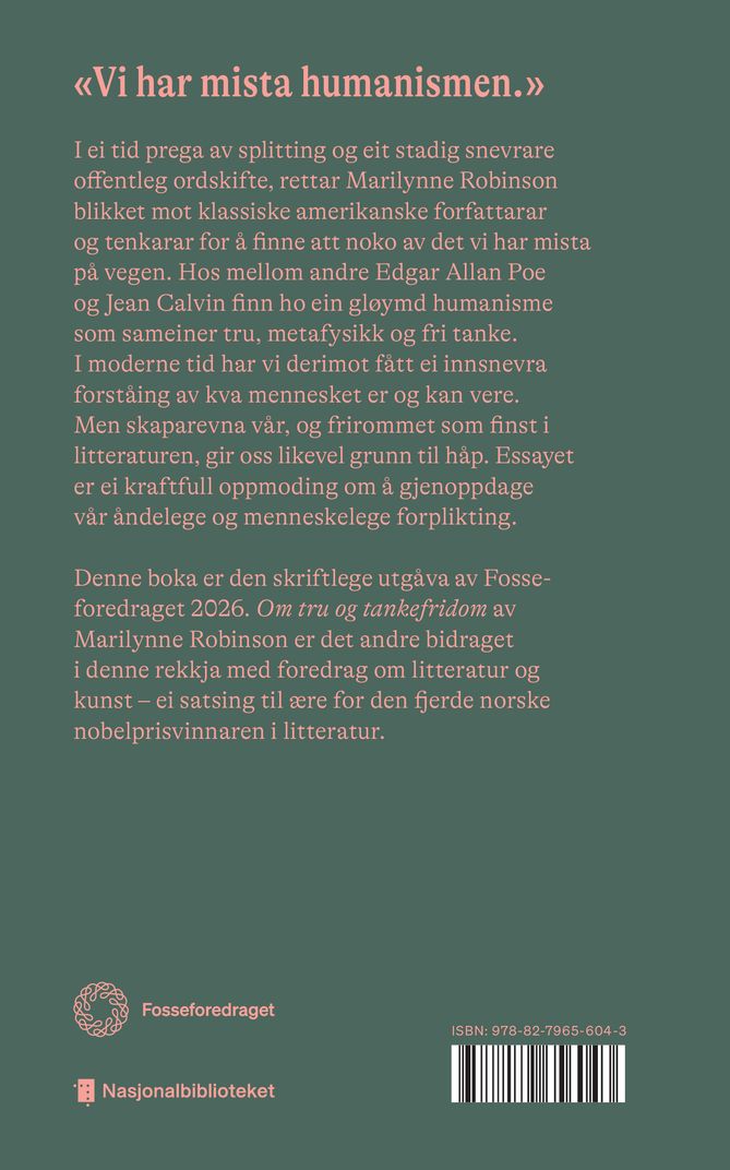 Om tru og tankefridom
