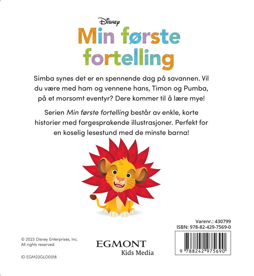 Simba utforsker savannen