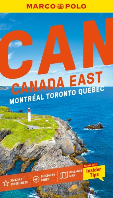 Marco Polo Canada East Pocket Travel Guide / Pull-out Map / Local Knowledge / Covers: Montreal, Toronto, Quebec and more