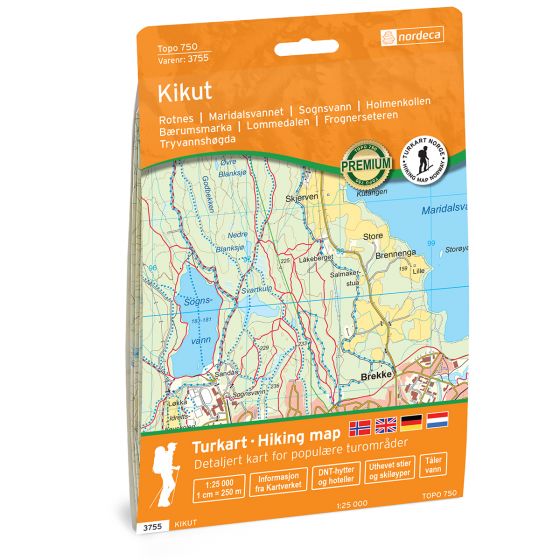 Kikut 1:25 000 - Veikart