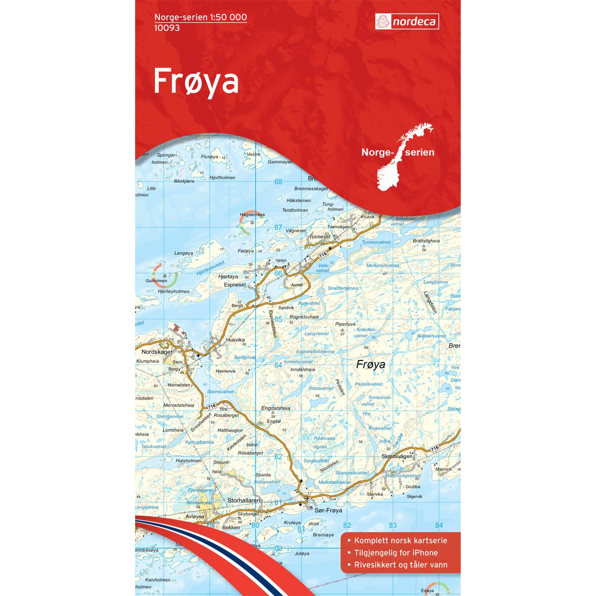 Frøya - Veikart