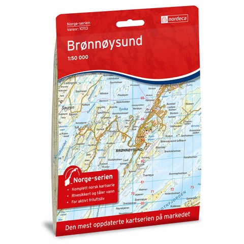 Brønnøysund - Veikart