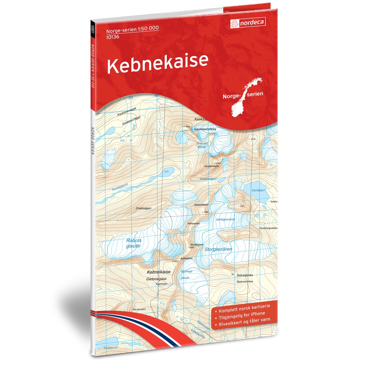 Kebnekaise - Veikart