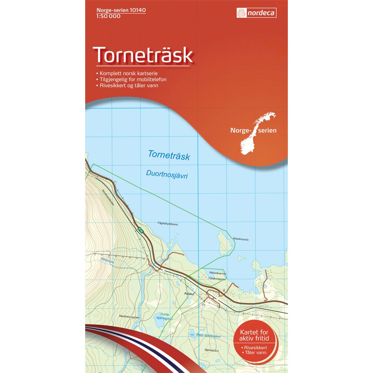 Torneträsk - Veikart