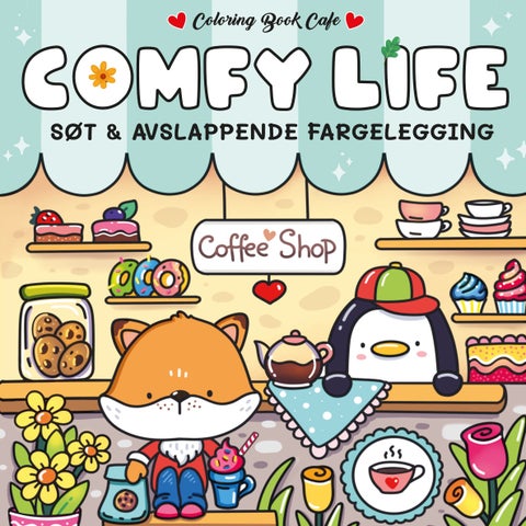 Comfy life - søt og avslappende fargelegging