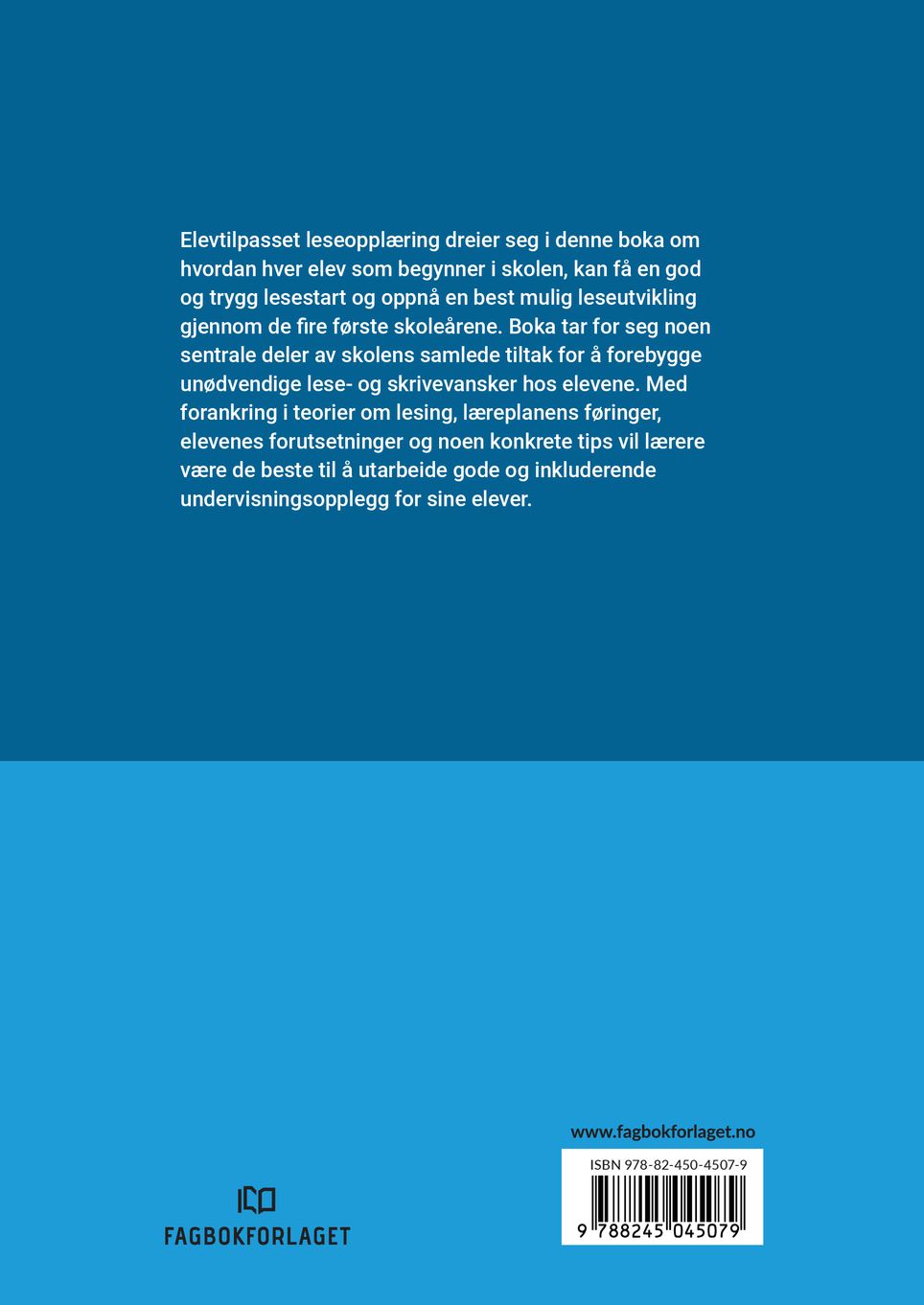 Elevtilpasset leseopplæring