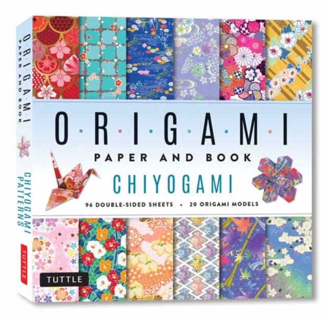 Chiyogami Origami Paper and Book - 20 Easy Models with 96 High Quality Folding Sheets (Double-Sided)