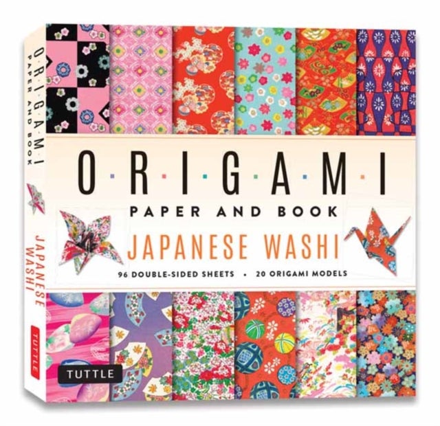 Japanese Washi Origami Paper and Book - 20 Easy Models with 96 High Quality Folding Sheets (Double-Sided)