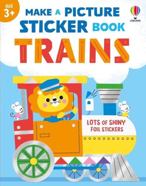Make a Picture Sticker Book Trains