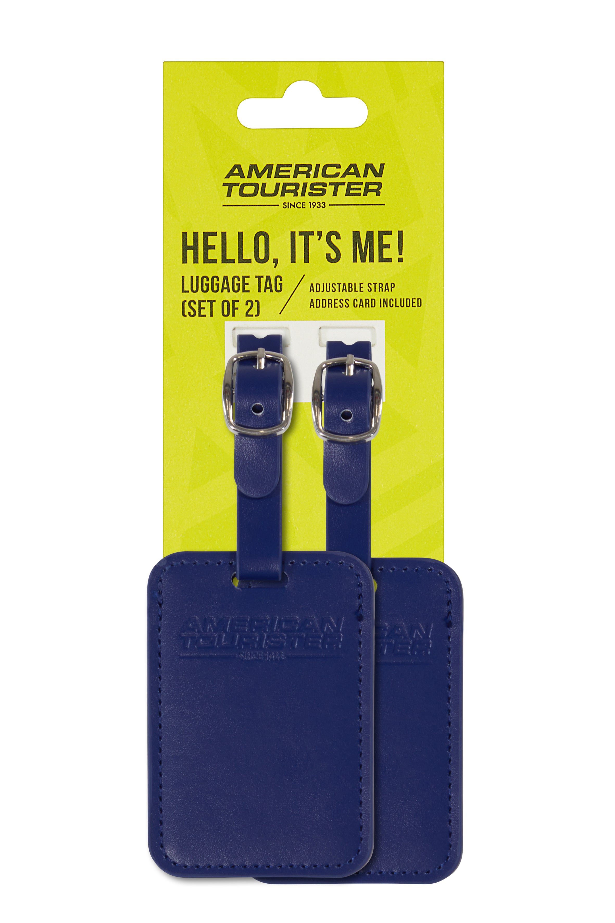 Bagasjemerke 2pk Dark Blue