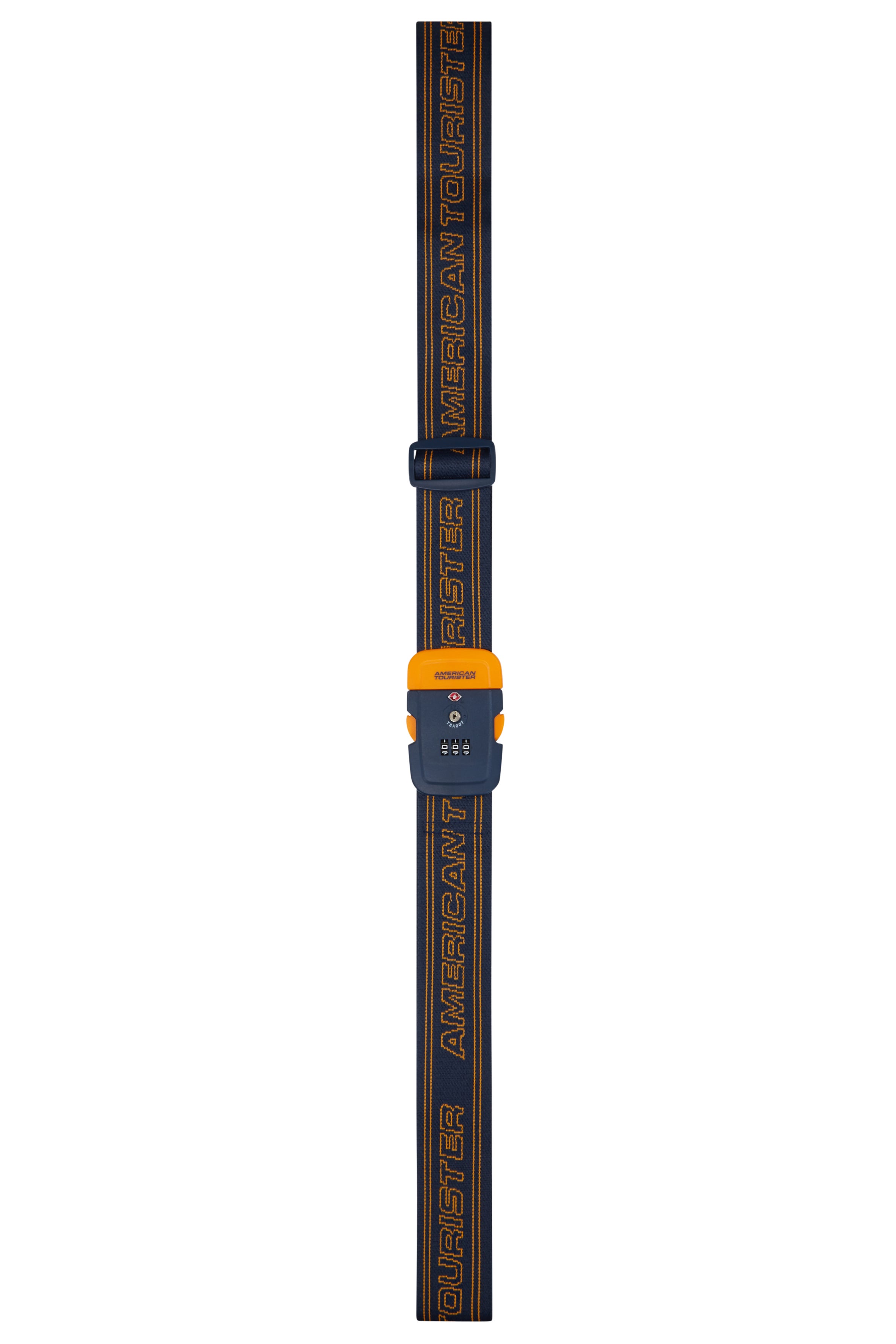 Koffertrem TSA Navy/Orange