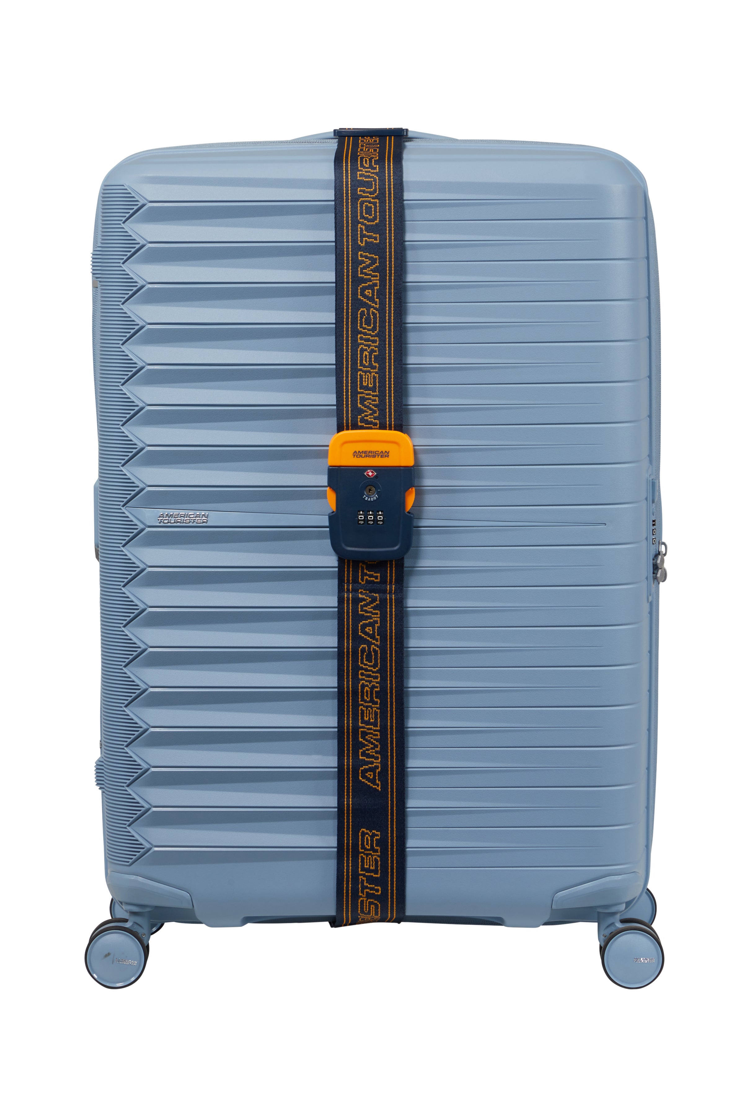 Koffertrem TSA Navy/Orange