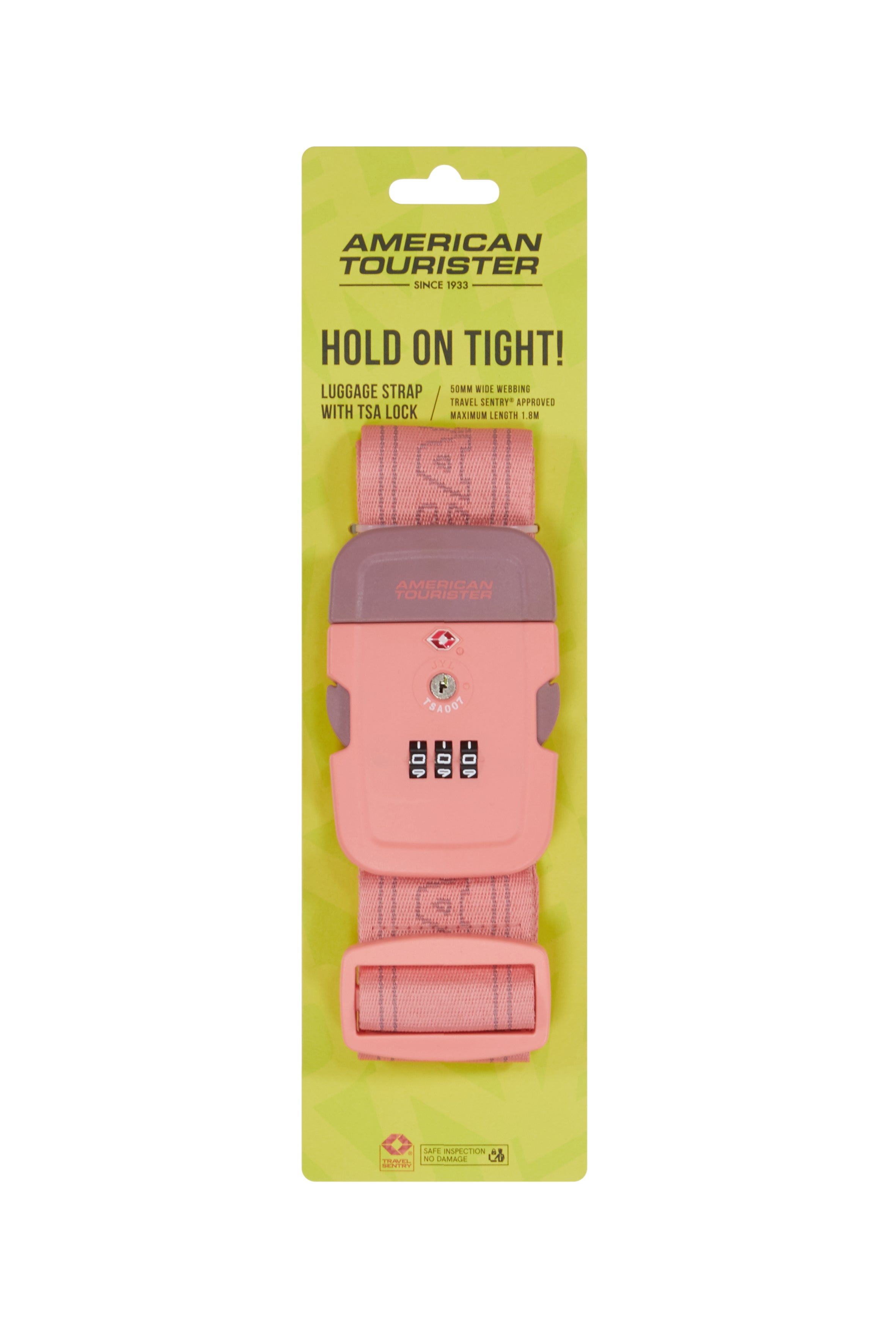 Koffertrem TSA Pink/Mauve
