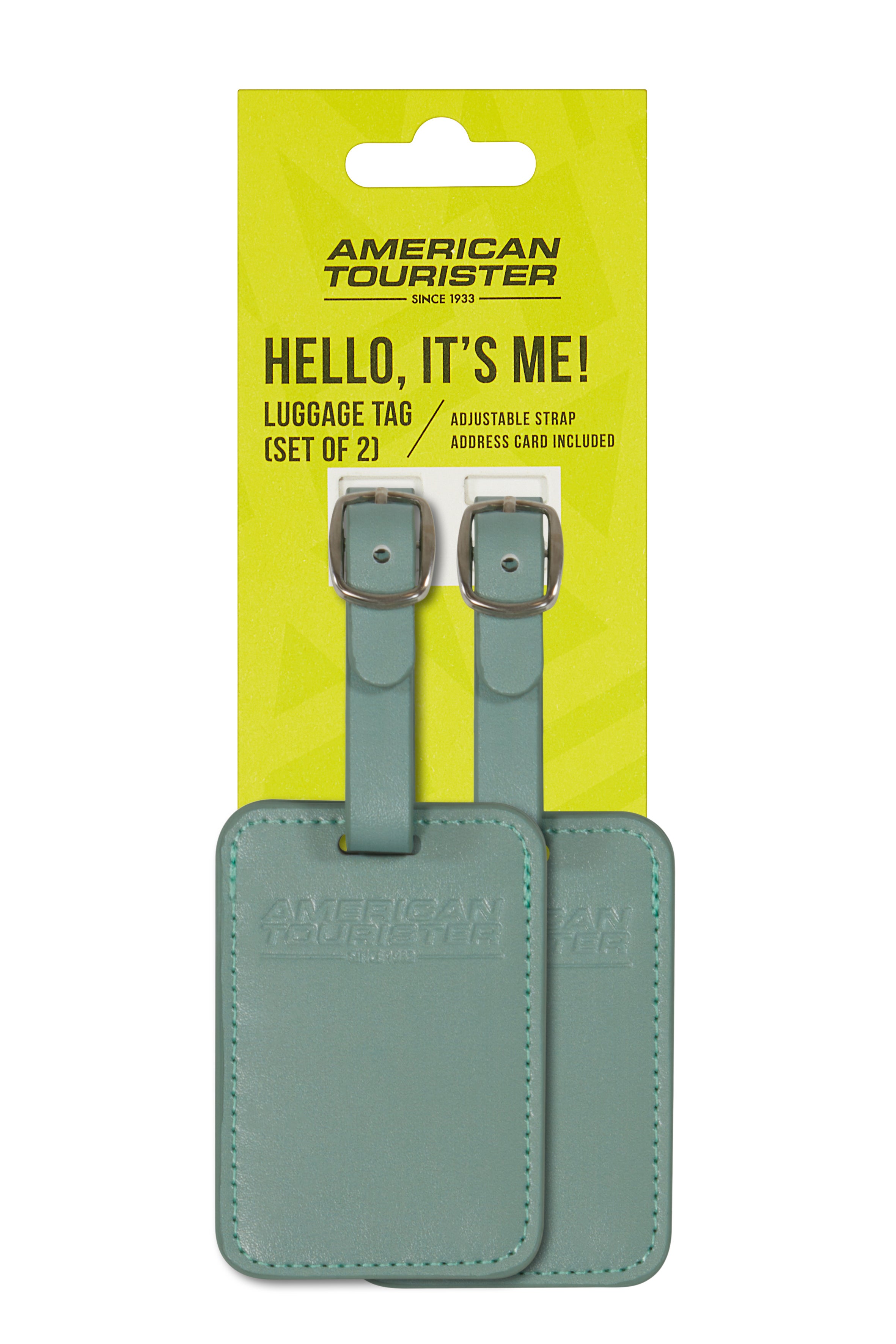 Bagasjemerke 2pk Iceberg Green