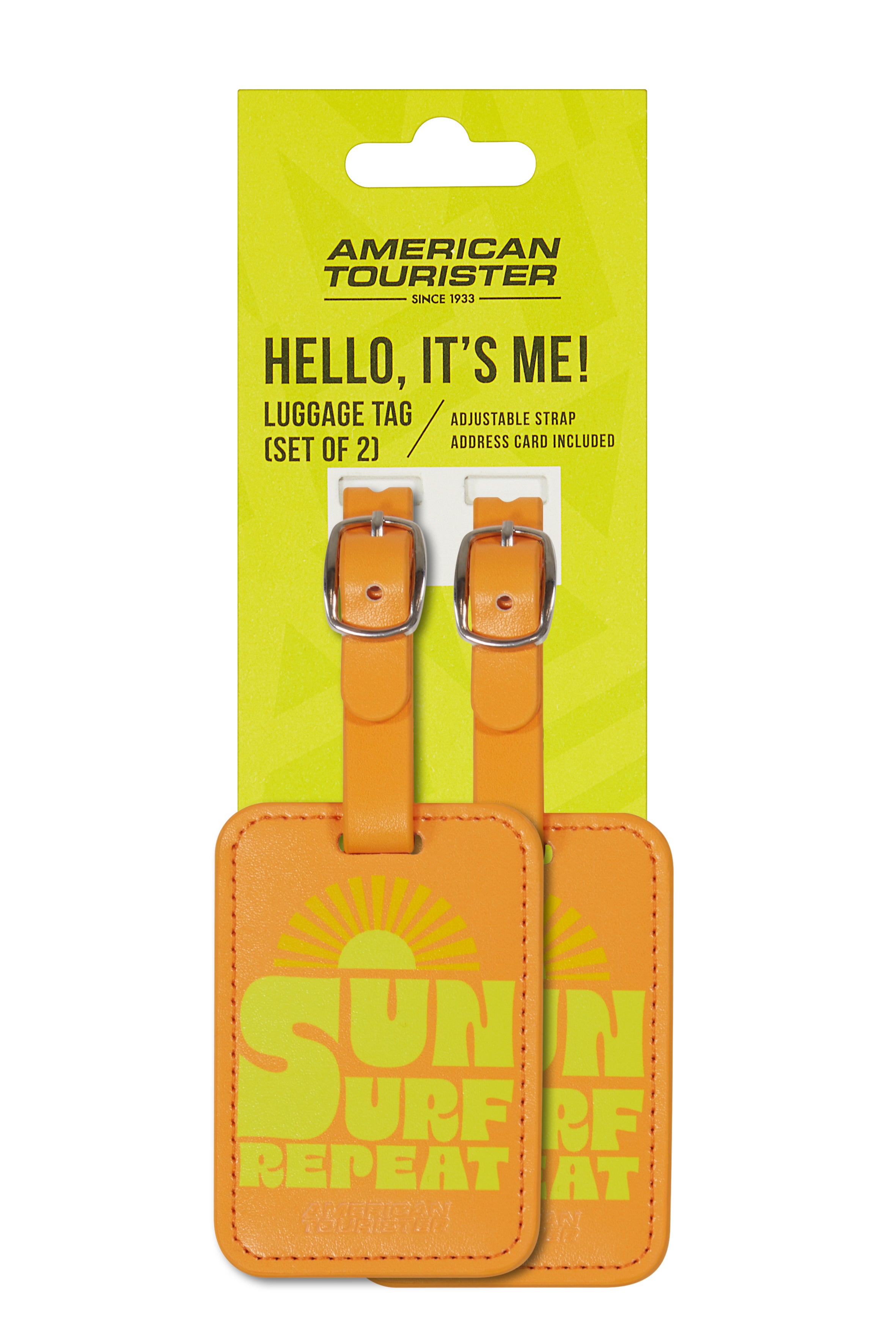 Bagasjemerke 2pk Sun Surf Repeat