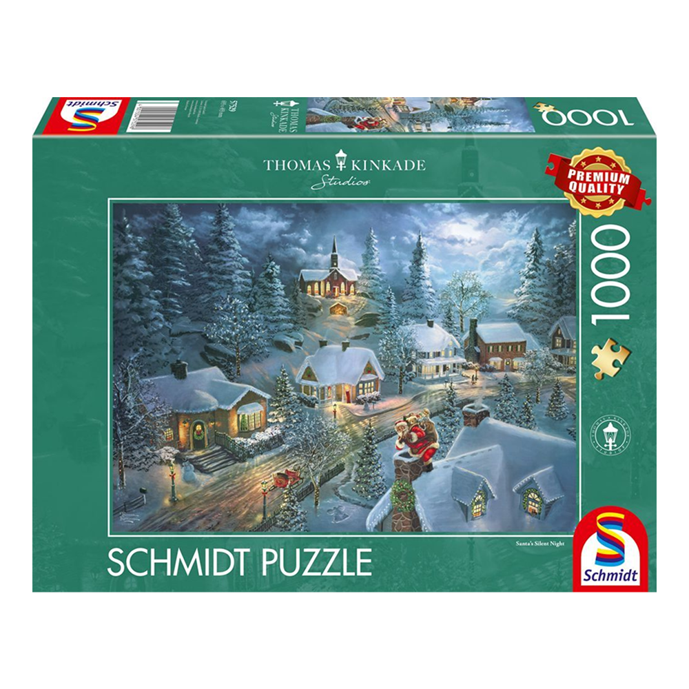 Puslespill 1000 Santas Silent Night