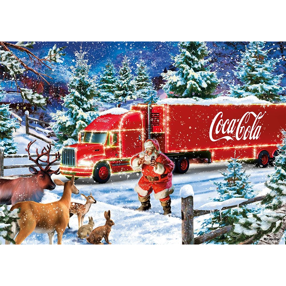 Puslespill 1000 Coca Cola Christmas