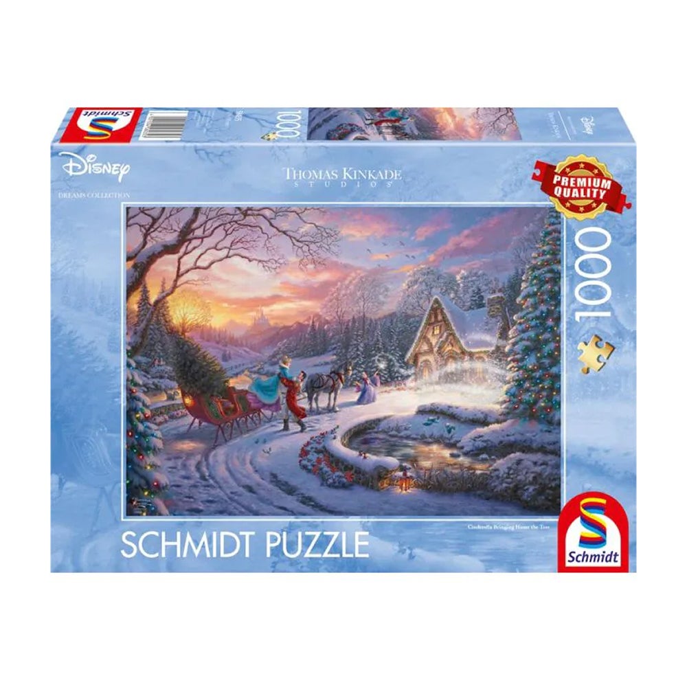 Puslespill 1000 Tk Cinderella Christmas