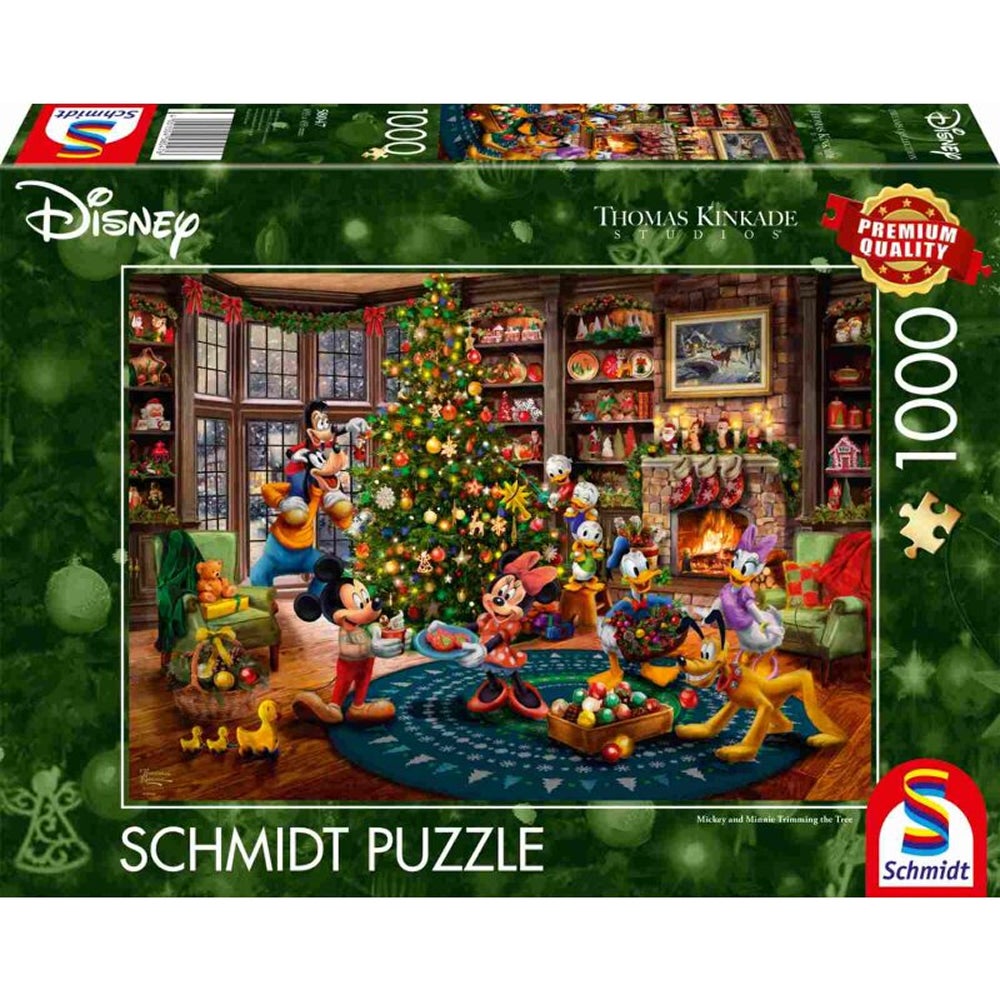 Puslespill 1000 Disney Tree Christmas