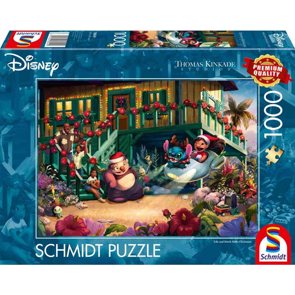 Puslespill 1000 Lilo Stitch Christmas