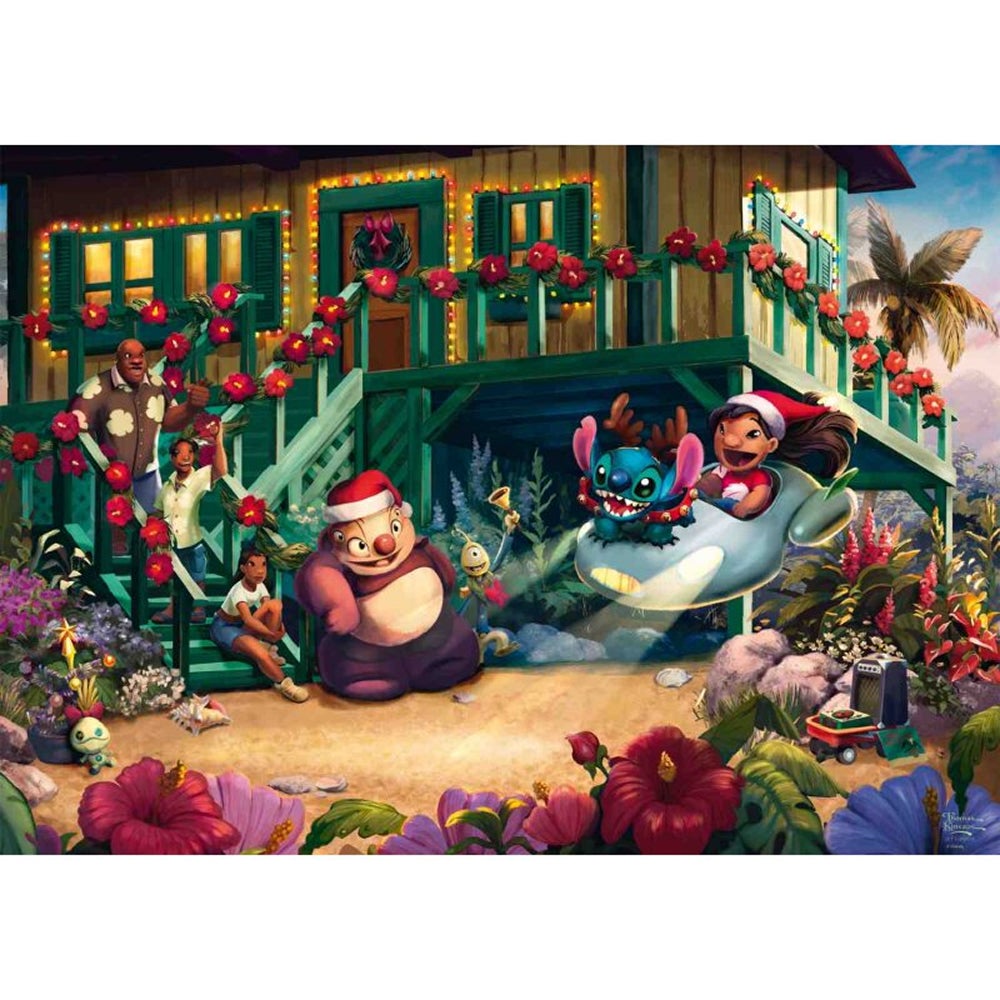 Puslespill 1000 Lilo Stitch Christmas