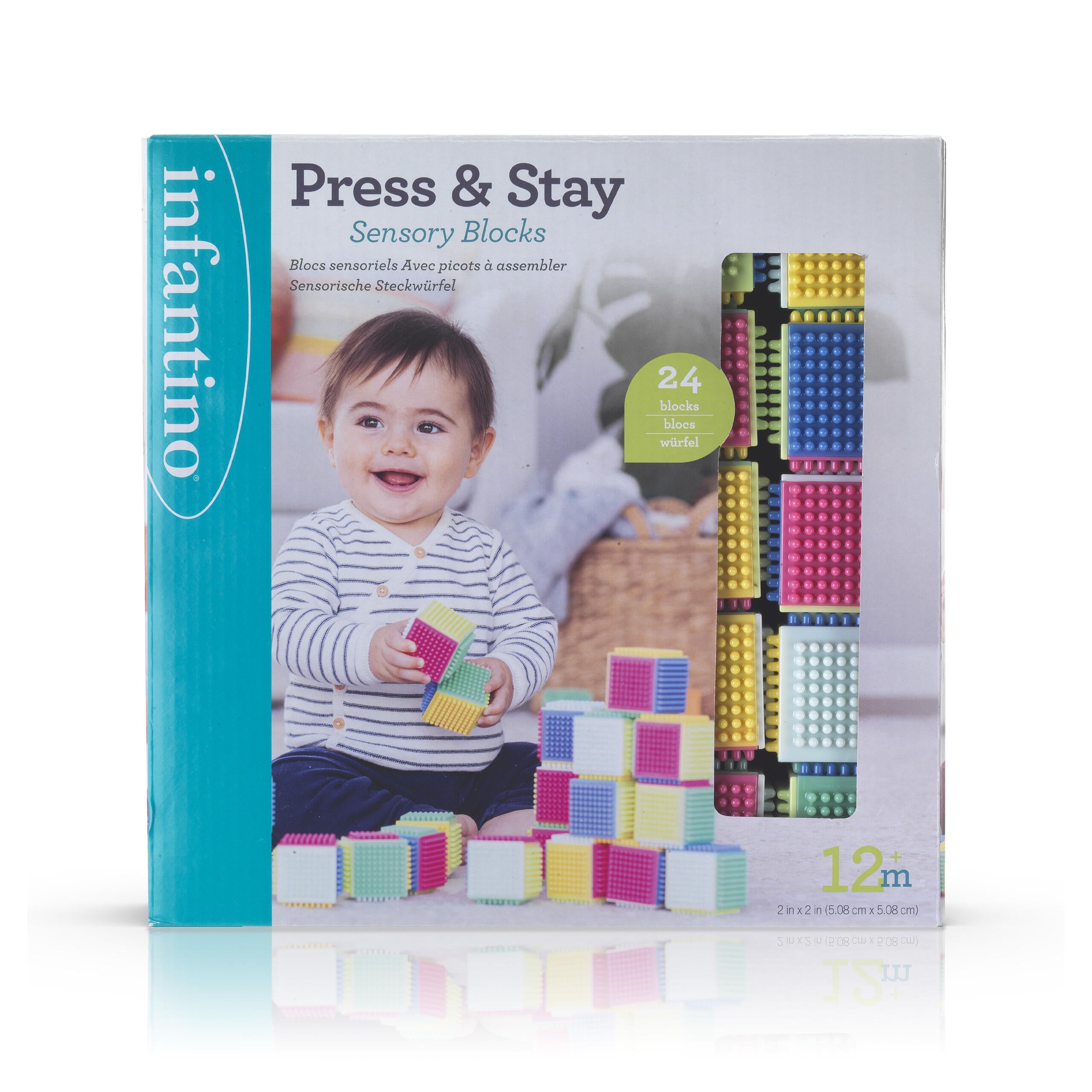 Byggeklosser Sett Sammen 24stk Infantino